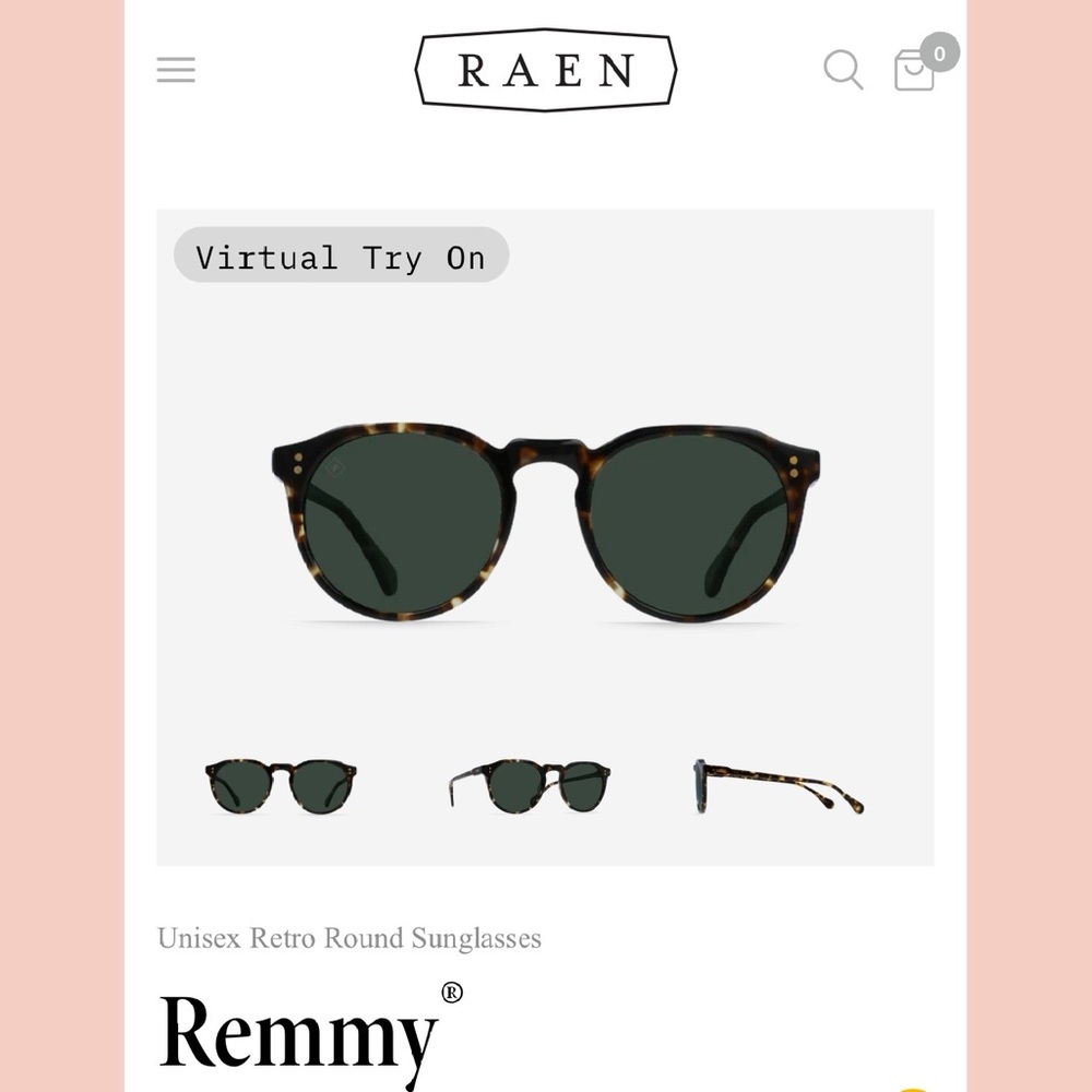 RAEN Remmy Tortoise Round Sunglasses